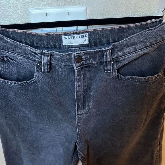 EUC Free People we the free Tinsley Baggy midrise straight leg jeans sz 29 - Picture 3 of 6